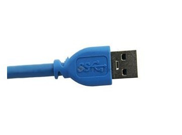 ケーブル USB のデータ転送ケーブルへのこんにちは速度青い USB 3.0 A