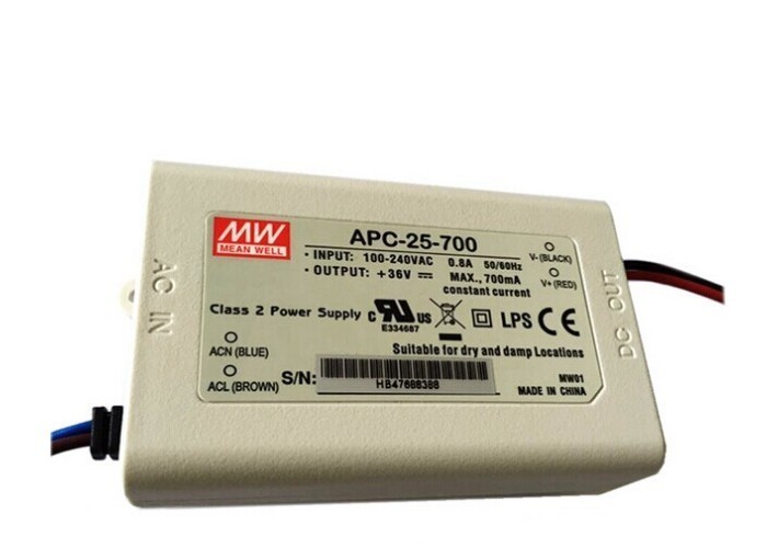 LED の電源の一定した流れ APC シリーズ 20w LED 運転者 APC-25-700