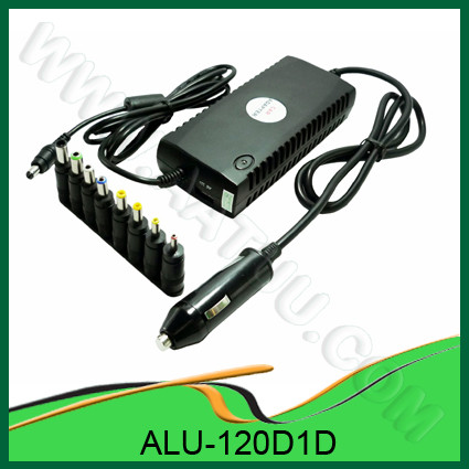 車で使用するため、1 120 w ユニバーサル DC 電源 LED、1 の USB ポート、8 出力ピン ALU-120D1D