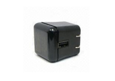 黒い軽量の自在継手 USB 力のアダプター 5V 10mA - 2.100mA