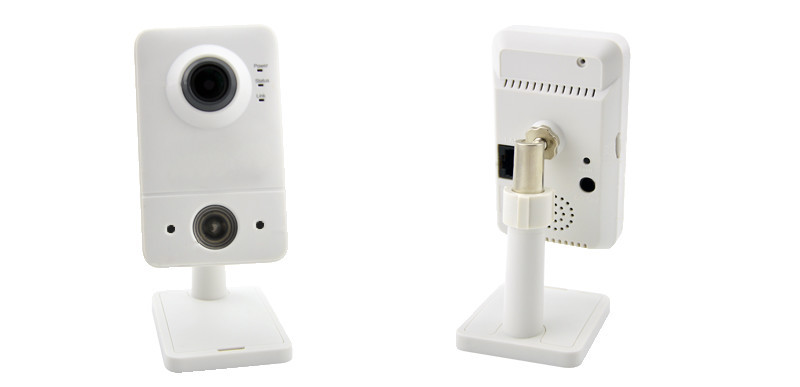 白い IP ネットワーク CCTV のカメラ/理性的なインターネット 1.3MP HD の立方体