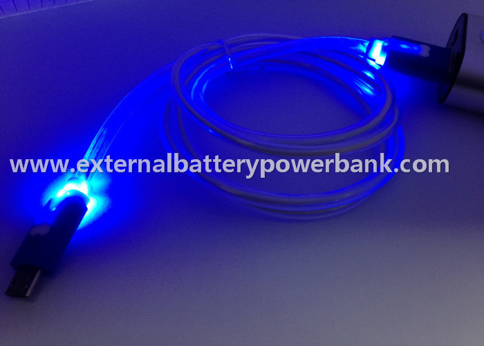LED ライト 4 色マイクロ USB のデータ転送 Cable/USB データ充満ケーブル