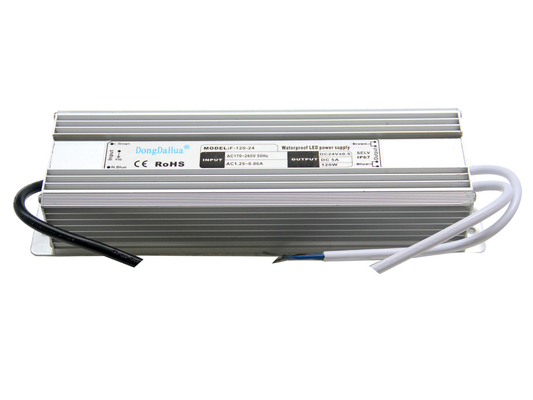 120W 5A は 24V DC LED の運転者の単一の出力、IP68 LED ライト電源を防水します