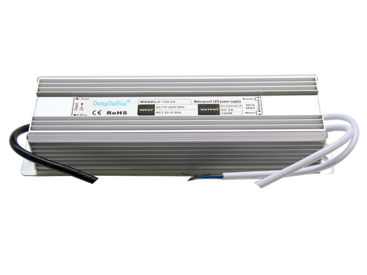 120W 5A は 24V DC LED の運転者の単一の出力、IP68 LED ライト電源を防水します