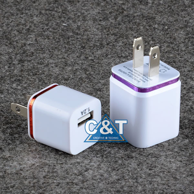 デュアル ポート 3.1A Usb の交流電力のアダプターのツートーン家の Iphone 6 の壁の充電器