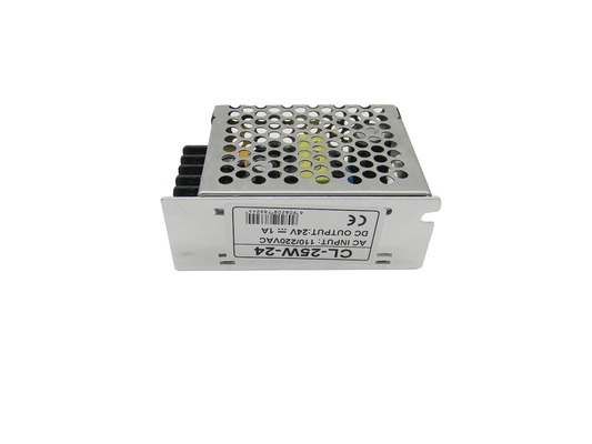 24V DCは保証CCTVのカメラのための金属によって包装された転換モード電源30Wを出力しました