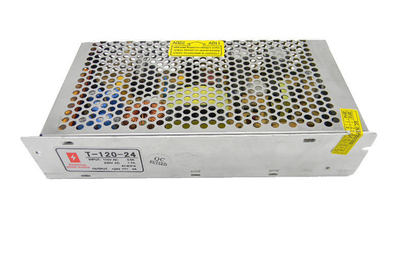 卸し売り工場価格AC/DCは出力金属の場合によって導かれる転換の電源24V 5Aを選抜します