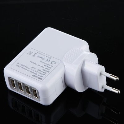 4 つの港家、多プラグのための普遍的な USB 旅行充電器の壁 AC アダプター