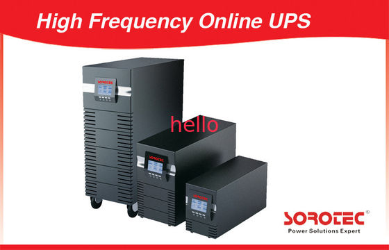 純粋な正弦波の高周波オンライン UPS 無停電電源装置 3KVA/2700W、RS232