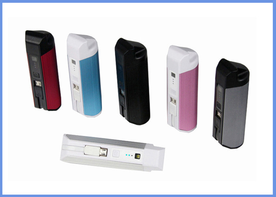 小型ポータブル USB のパワー・パック 2200mah の作り付けのマイクロ USB ケーブル、18650 電池