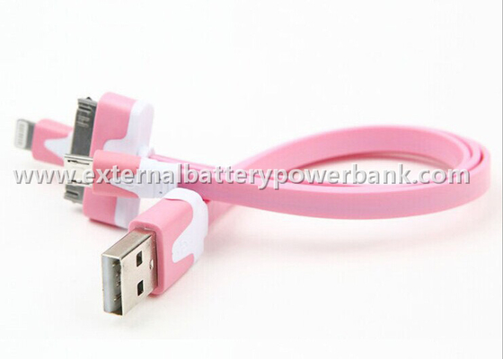 iphone/Samsung のための 1 つの USB ケーブル USB のデータ転送ケーブルに付き多彩な 3 つ