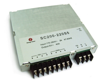 200W 高い発電 AC-DC の電源は出力 5V SC200-220S5 を選抜します